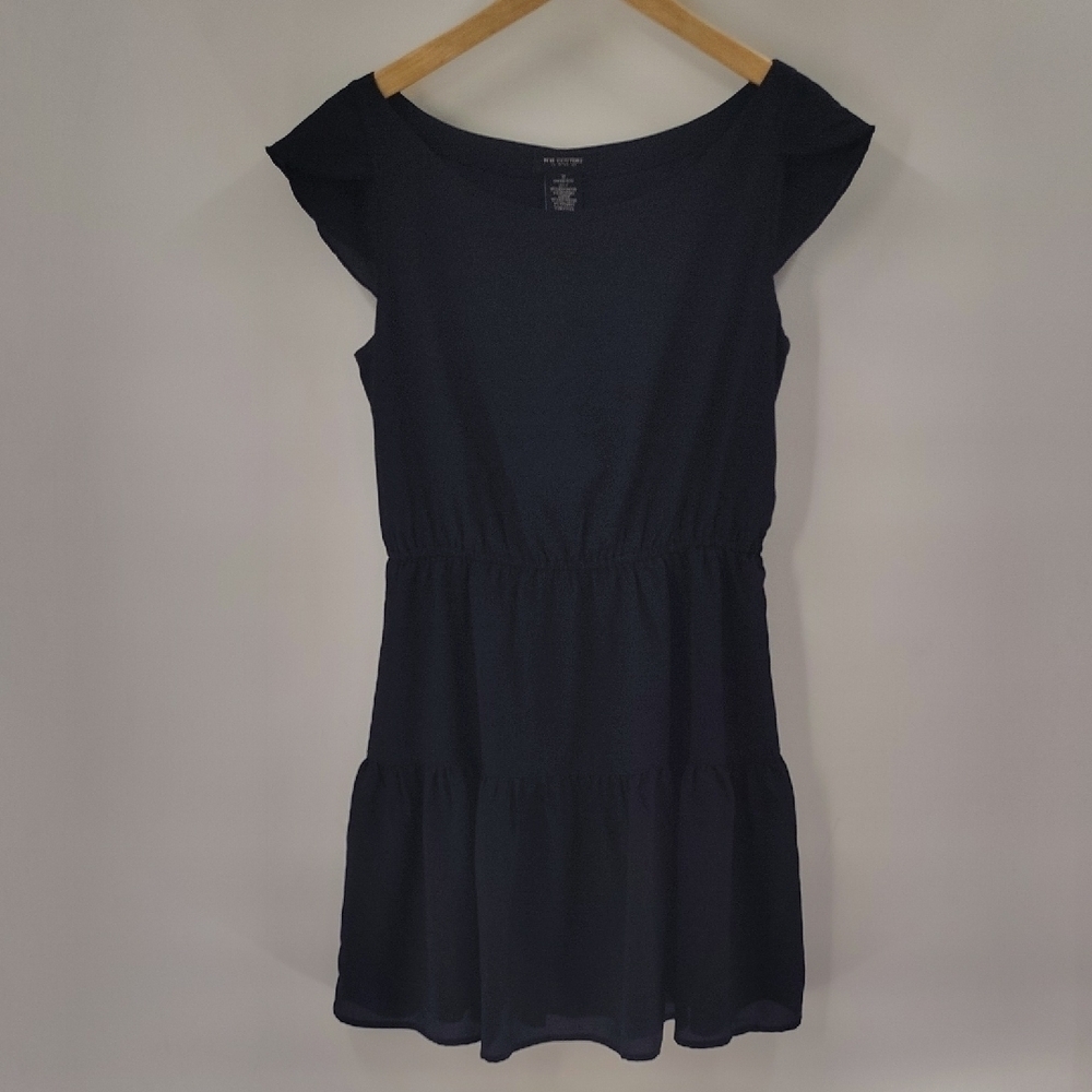 MM Couture By Miss Me Mini Black Dress Size Medium Stretch Waist